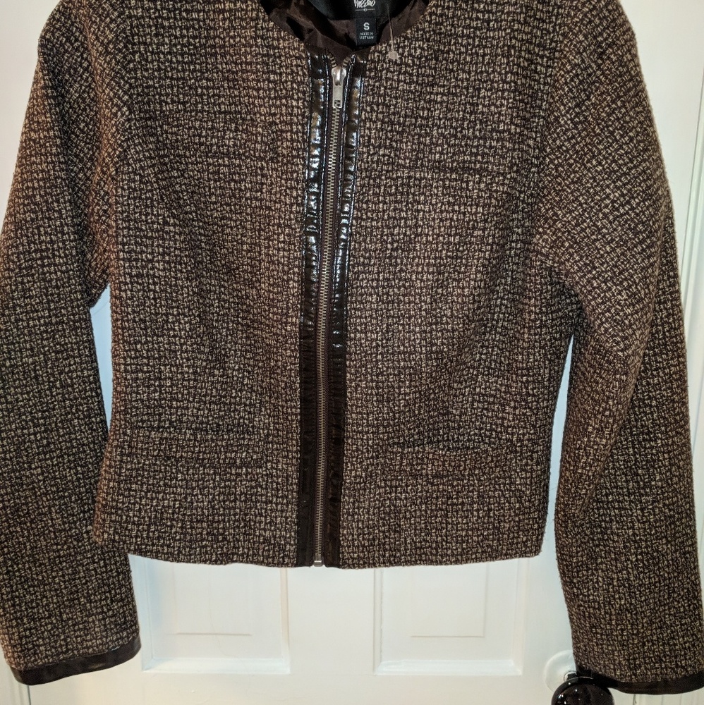 Mossimo Brown Jacket w/Trim